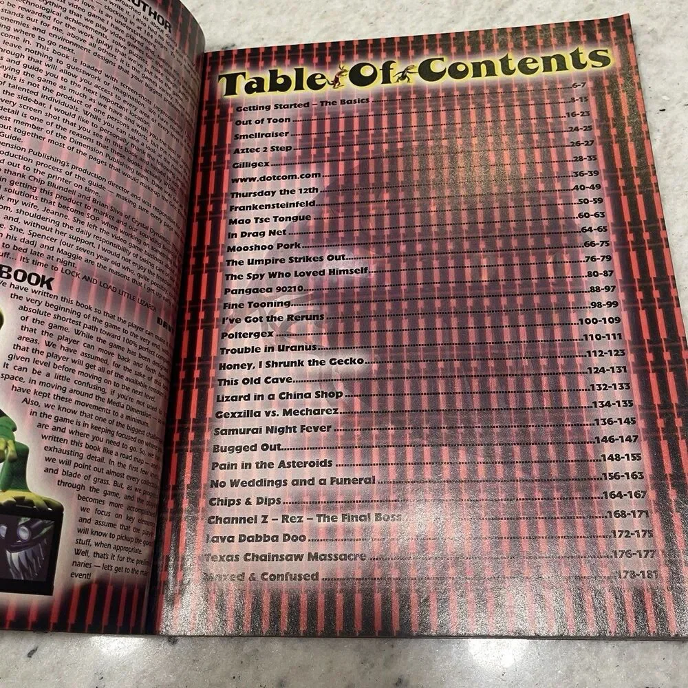 Gex Enter The Gecko (PS 1-PC) Official Strategy Guide By Dimension Rare & Clean